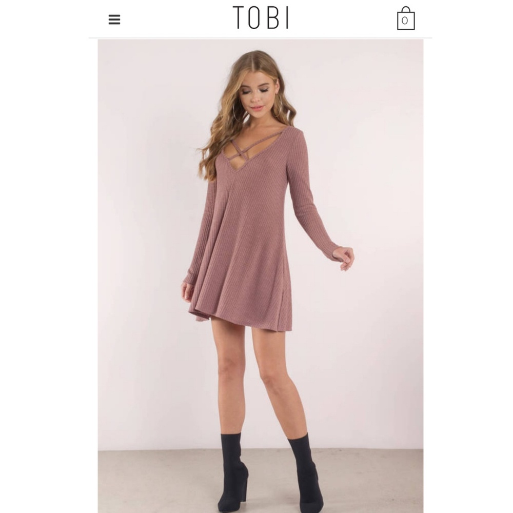 Cross My Heart Swing Dress